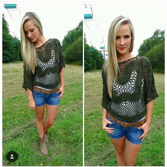 Sans Souci Sweaters - Tribal lattice sweater